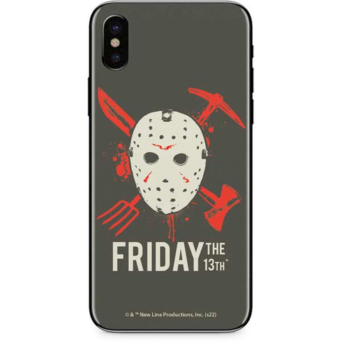 Warner Bros Friday the 13th Jason Voorhees Mask iPhone X Skin