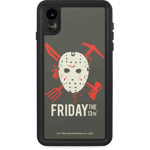 Warner Bros Friday the 13th Jason Voorhees Mask iPhone XR Waterproof Case
