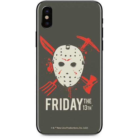 Warner Bros Friday the 13th Jason Voorhees Mask iPhone XS Skin