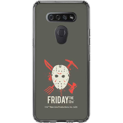 Warner Bros Friday the 13th Jason Voorhees Mask LG K51/Q51 Clear Case
