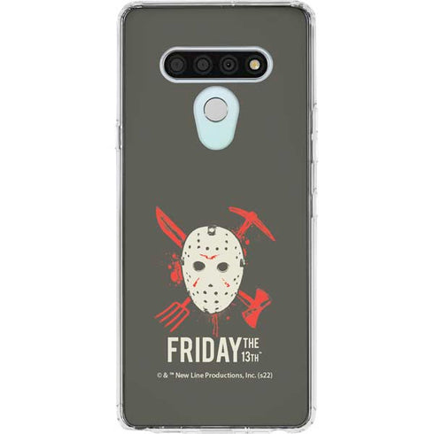 Warner Bros Friday the 13th Jason Voorhees Mask LG Stylo 6 Clear Case