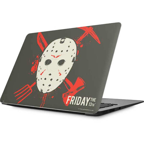 Warner Bros Friday the 13th Jason Voorhees Mask Apple MacBook Skin