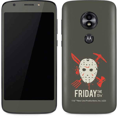 Warner Bros Friday the 13th Jason Voorhees Mask Moto E5 Play Skin