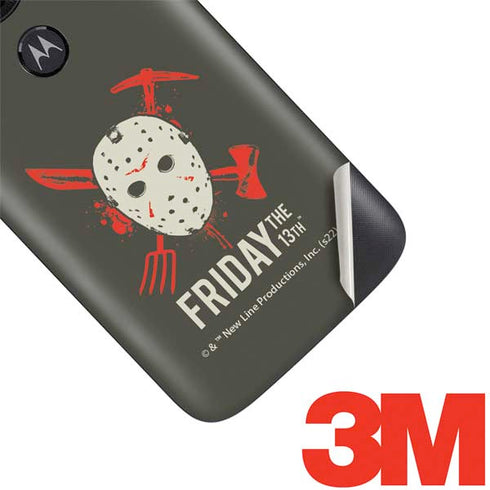 Warner Bros Friday the 13th Jason Voorhees Mask Moto E5 Play Skin
