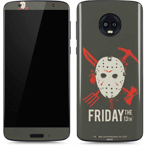 Warner Bros Friday the 13th Jason Voorhees Mask Moto G6 Skin