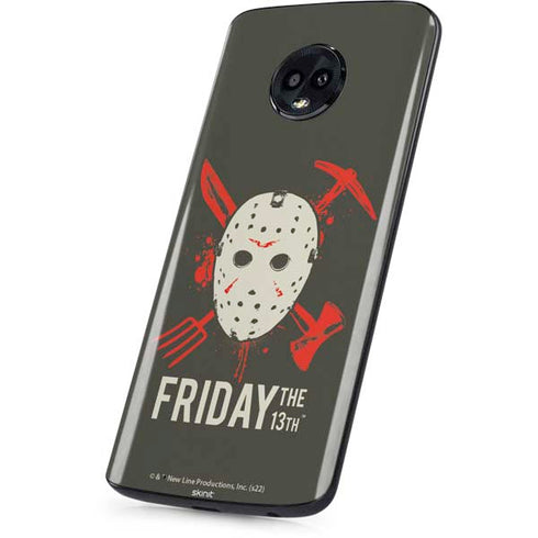 Warner Bros Friday the 13th Jason Voorhees Mask Moto G6 Skin