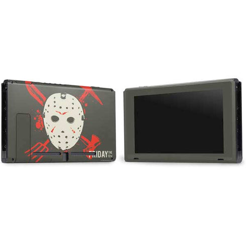 Warner Bros Friday the 13th Jason Voorhees Mask Nintendo Switch Bundle Skin