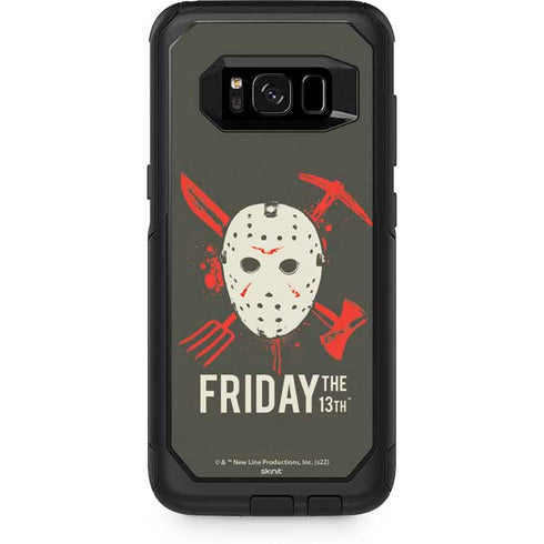 Warner Bros Friday the 13th Jason Voorhees Mask Otterbox Commuter Galaxy Skin