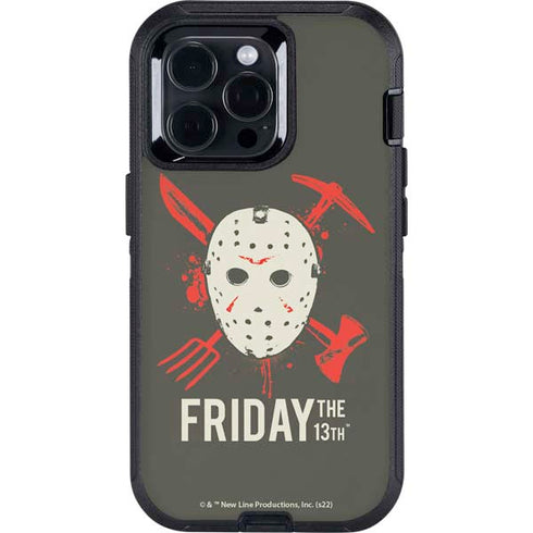 Warner Bros Friday the 13th Jason Voorhees Mask Otterbox Defender iPhone Skin