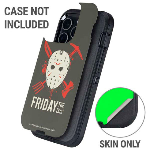 Warner Bros Friday the 13th Jason Voorhees Mask Otterbox Defender iPhone Skin