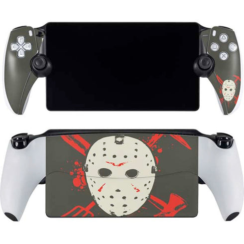 Warner Bros Friday the 13th Jason Voorhees Mask PlayStation Portal Remote Player Skin