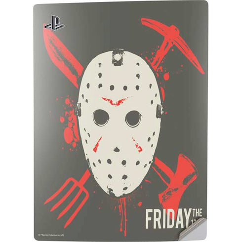 Warner Bros Friday the 13th Jason Voorhees Mask PS5 Digital Edition Console Skin