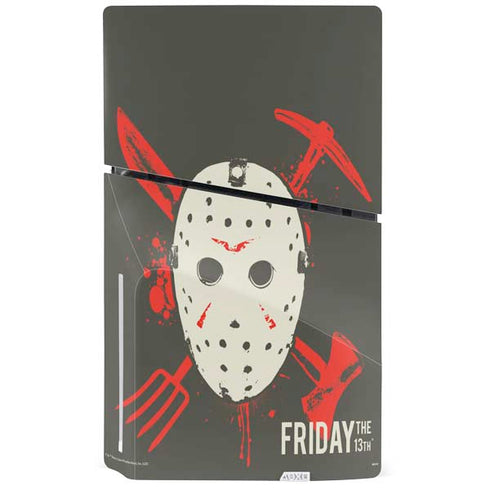 Warner Bros Friday the 13th Jason Voorhees Mask PS5 Slim Disk Console Skin