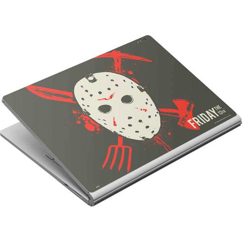 Warner Bros Friday the 13th Jason Voorhees Mask Surface Book Skin