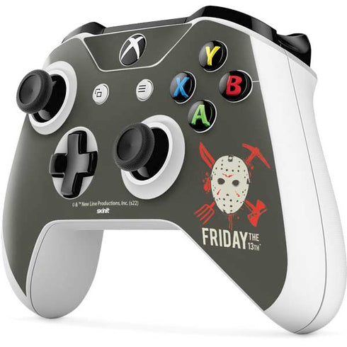 Warner Bros Friday the 13th Jason Voorhees Mask Xbox One S Controller Skin