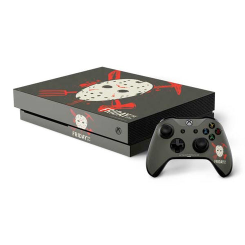 Warner Bros Friday the 13th Jason Voorhees Mask Xbox One X Bundle Skin