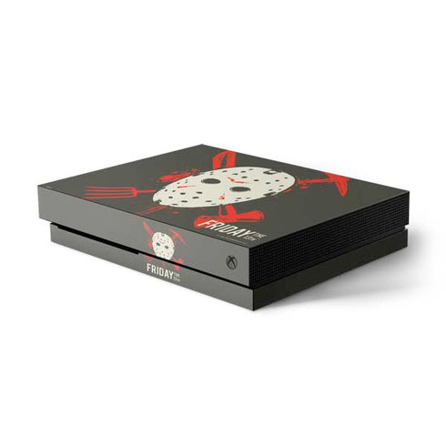 Warner Bros Friday the 13th Jason Voorhees Mask Xbox One X Console Skin