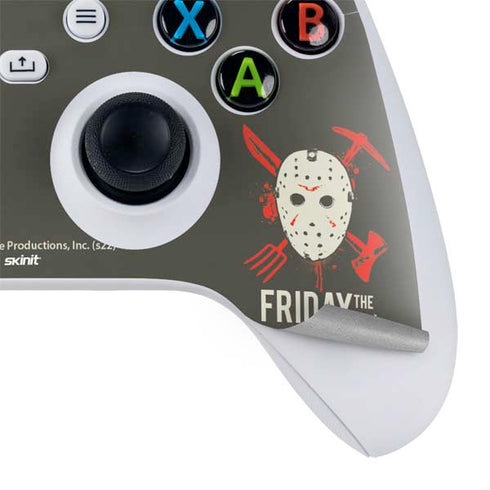 Warner Bros Friday the 13th Jason Voorhees Mask Xbox Series S Controller Skin