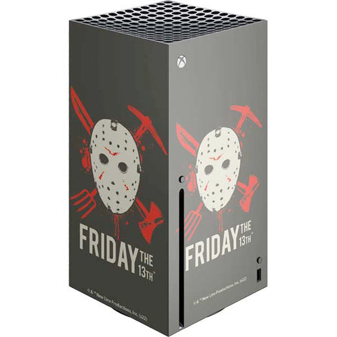 Warner Bros Friday the 13th Jason Voorhees Mask Xbox Series X Console Skin