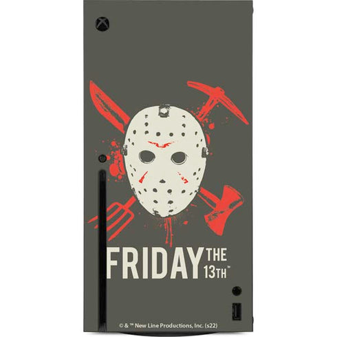 Warner Bros Friday the 13th Jason Voorhees Mask Xbox Series X Console Skin