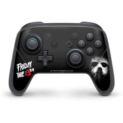 Warner Bros Friday the 13th Jason Voorhees Nintendo Switch Pro Controller Skin