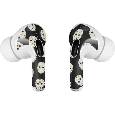 Warner Bros Friday the 13th Jason Voorhees Pattern AirPods Pro 2nd Gen Skin
