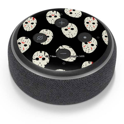 Warner Bros Friday the 13th Jason Voorhees Pattern Amazon Echo Dot Skin