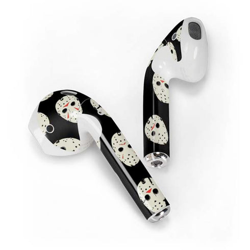 Warner Bros Friday the 13th Jason Voorhees Pattern Apple AirPods 2 Skin
