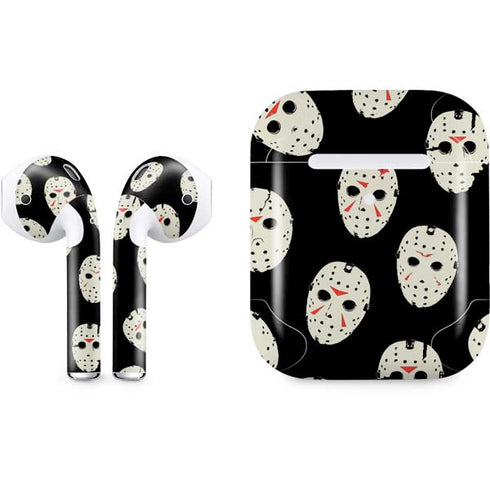 Warner Bros Friday the 13th Jason Voorhees Pattern Apple AirPods 2 Skin