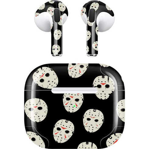 Warner Bros Friday the 13th Jason Voorhees Pattern Apple AirPods (3rd Gen 2021) Skin