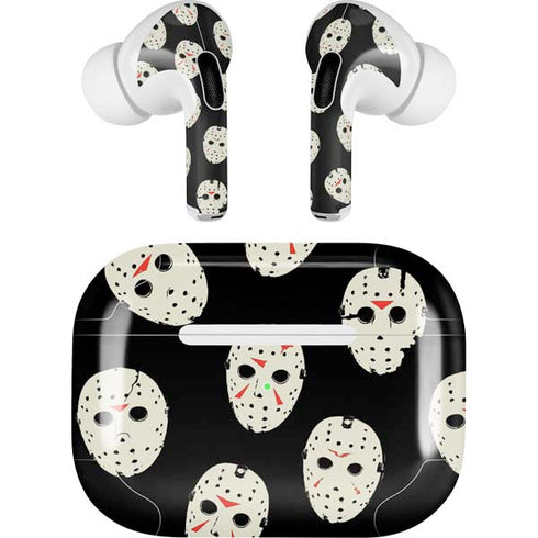 Warner Bros Friday the 13th Jason Voorhees Pattern Apple AirPods Pro Skin
