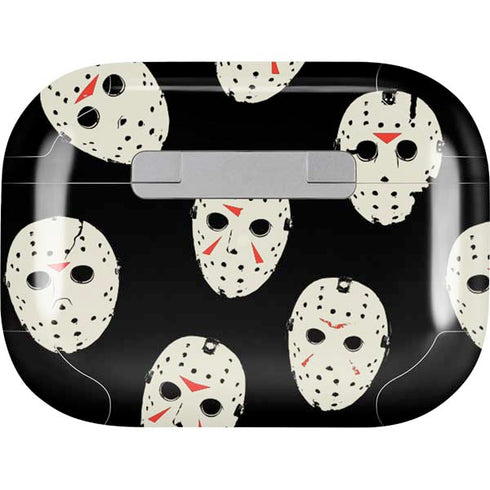 Warner Bros Friday the 13th Jason Voorhees Pattern Apple AirPods Pro Skin