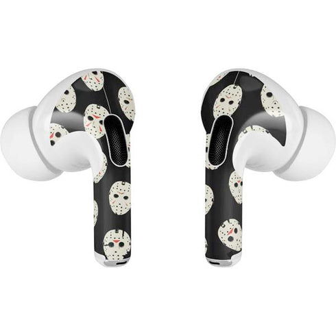 Warner Bros Friday the 13th Jason Voorhees Pattern Apple AirPods Pro Skin