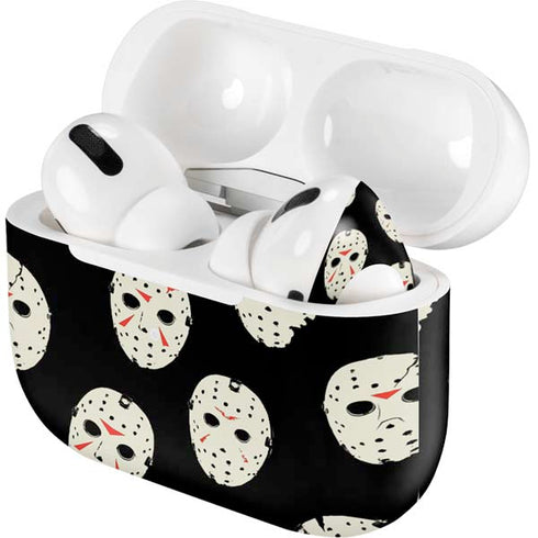 Warner Bros Friday the 13th Jason Voorhees Pattern Apple AirPods Pro Skin