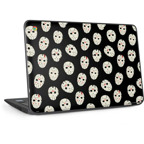Warner Bros Friday the 13th Jason Voorhees Pattern HP Chromebook Skin
