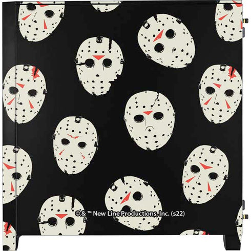 Warner Bros Friday the 13th Jason Voorhees Pattern Corsair 4000D Tempered Glass Mid-Tower ATX Case Skin
