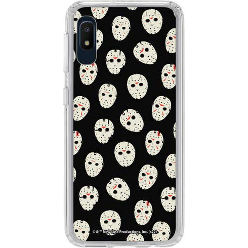 Warner Bros Friday the 13th Jason Voorhees Pattern Galaxy A10e Clear Case