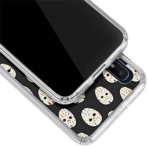 Warner Bros Friday the 13th Jason Voorhees Pattern Galaxy A10e Clear Case