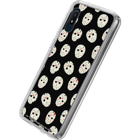 Warner Bros Friday the 13th Jason Voorhees Pattern Galaxy A10e Clear Case