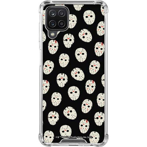 Warner Bros Friday the 13th Jason Voorhees Pattern Galaxy A12 Clear Case