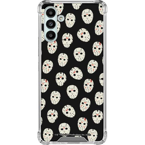 Warner Bros Friday the 13th Jason Voorhees Pattern Galaxy A13 5G Clear Case