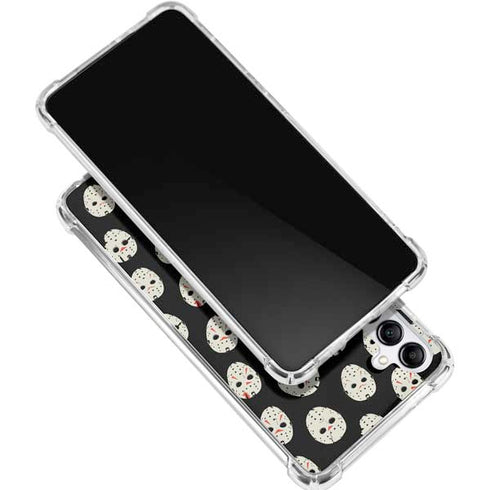 Warner Bros Friday the 13th Jason Voorhees Pattern Galaxy A15 5G Clear Case