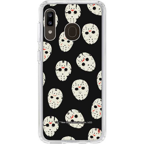 Warner Bros Friday the 13th Jason Voorhees Pattern Galaxy A20 Clear Case