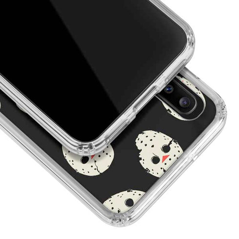 Warner Bros Friday the 13th Jason Voorhees Pattern Galaxy A20 Clear Case