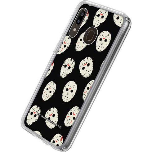 Warner Bros Friday the 13th Jason Voorhees Pattern Galaxy A20 Clear Case