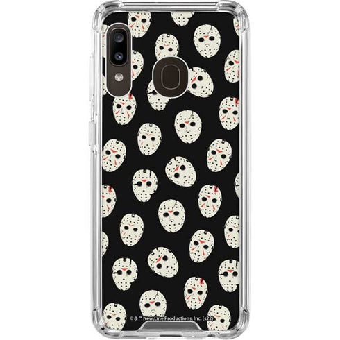 Warner Bros Friday the 13th Jason Voorhees Pattern Galaxy A30 Clear Case