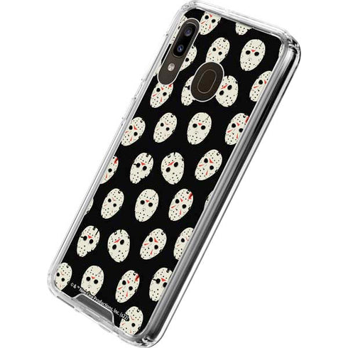 Warner Bros Friday the 13th Jason Voorhees Pattern Galaxy A30 Clear Case