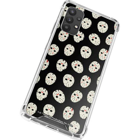 Warner Bros Friday the 13th Jason Voorhees Pattern Galaxy A32 5G Clear Case