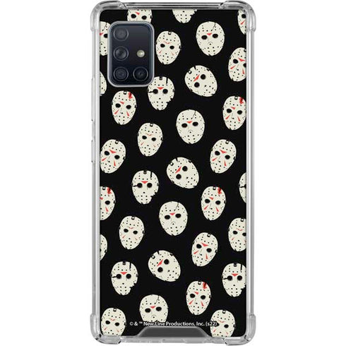 Warner Bros Friday the 13th Jason Voorhees Pattern Galaxy A51 5G Clear Case
