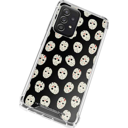Warner Bros Friday the 13th Jason Voorhees Pattern Galaxy A52 5G Clear Case